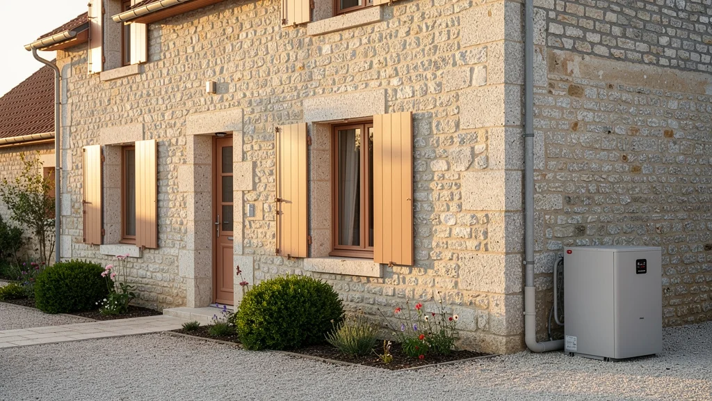 Maison normande rénovée avec pompe à chaleur