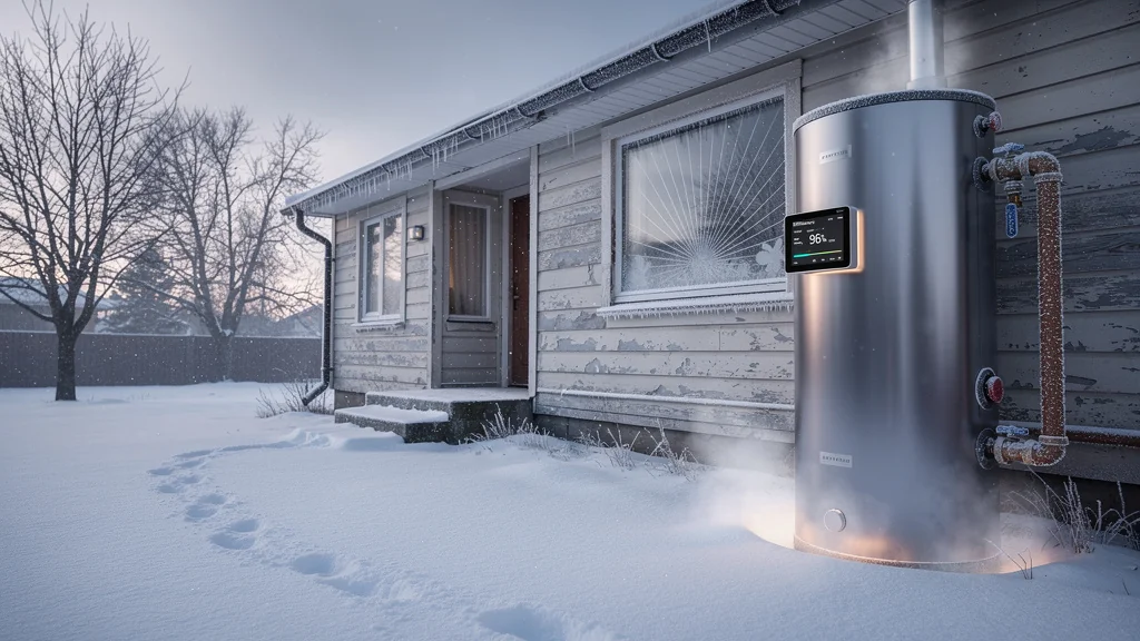 Mon ballon thermodynamique en hiver, le rendement que j&rsquo;ai mesuré